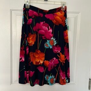 New with Tags!! Stitch Fix Gilli Frederica Navy Floral Skirt